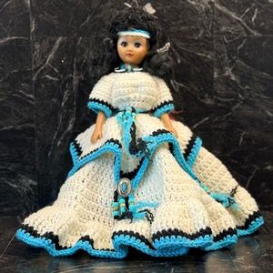 Crocheted Blinking Eye Doll